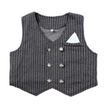 Children's Striped Vest and Pants Suit Set
