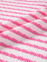 Striped V-Neck Casual T-Shirt