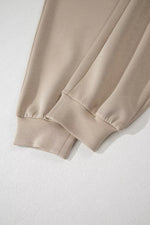 Solid Color Zip Front Short Sleeve Collared Jumpsuit