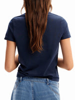 Flower Graphic Round Neck T-Shirt