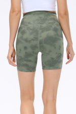 Wide Waistband Sports Shorts - Ladyez