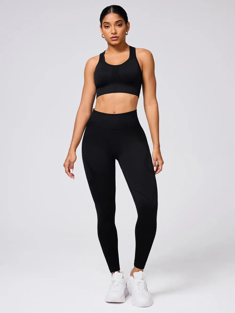 Round Neck Wide Strap Tank and Leggings Active Set - Ladyez