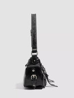 Rivet Embellished Shoulder Bag