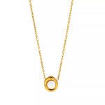 18K Gold-Plated Pearl Necklace