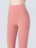 Wide Waistband Cropped Sports Leggings - Ladyez