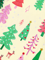 Children's Christmas Tree Print Pajama Set