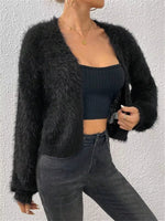 Open Front Long Sleeve Cardigan