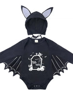 Children's Halloween Bat Bodysuit & Hat Costume Set