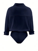 Button-Down Long Sleeve Bodysuit