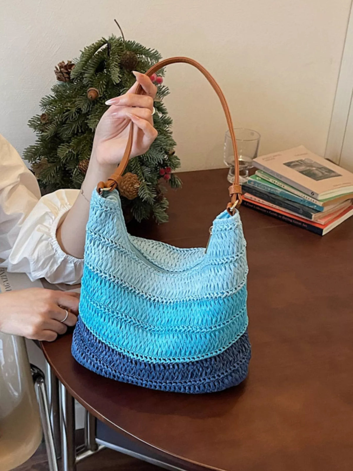 Straw Woven Shoulder Bag