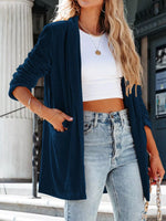 Velvet One Button Outerwear