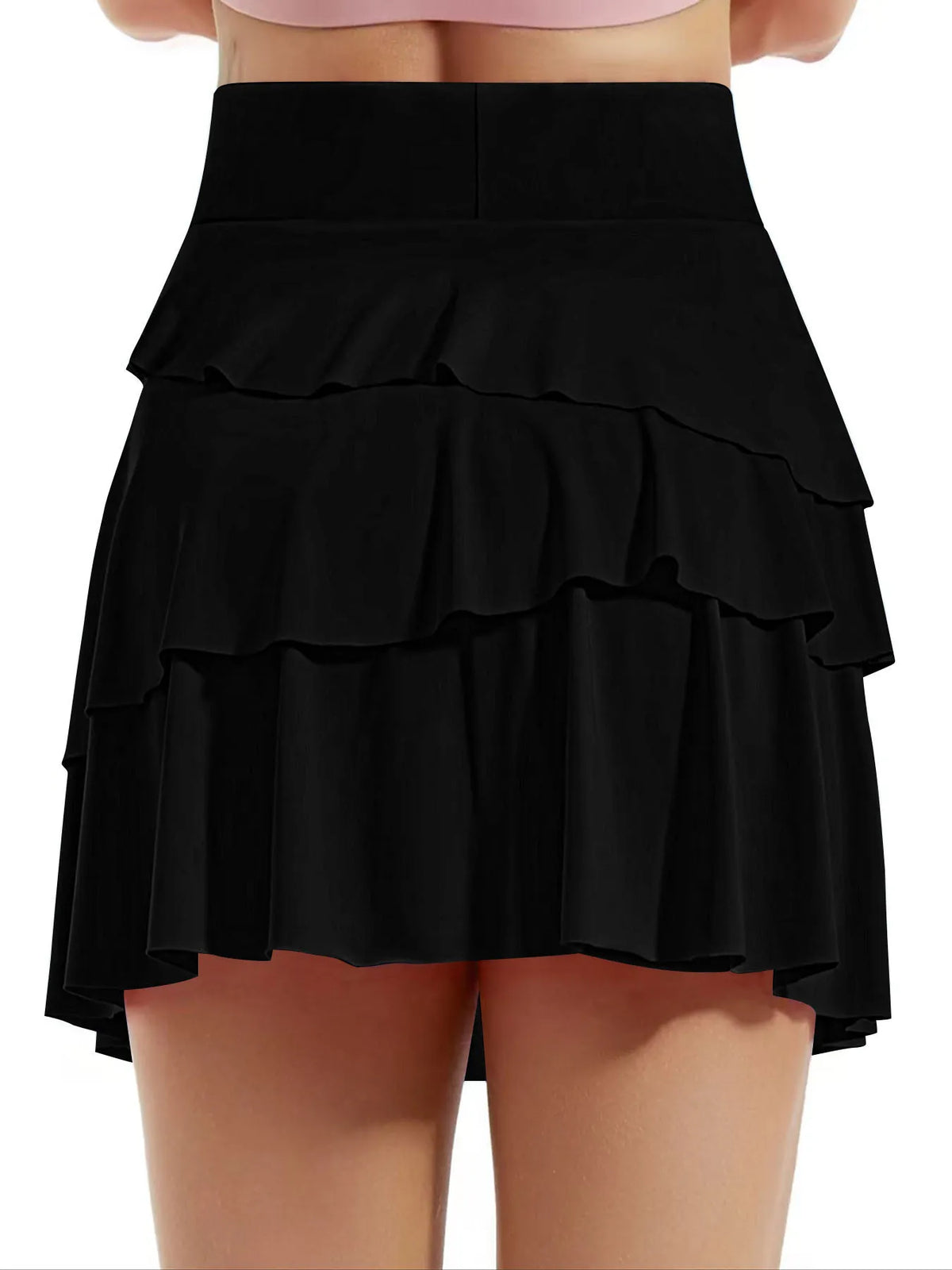 Tiered Ruffle Active Skort - Ladyez