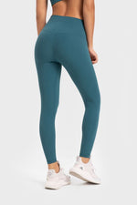Millennia Highly Stretchy Wide Waistband Yoga Leggings - Ladyez