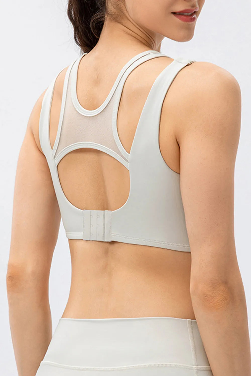 Cutout Wide Strap Active Tank - Ladyez