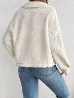 Cozy Sherpa Button-Down Jacket