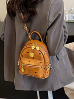 Patterned Mini Backpack Bag