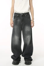 Pocketed Wide Leg Jeans