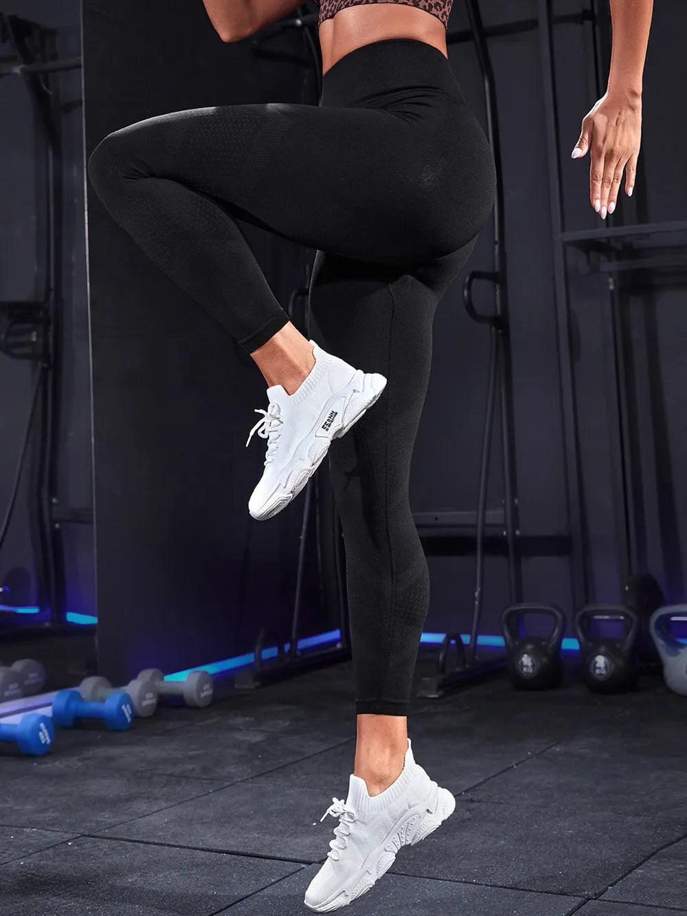High Waist Active Leggings - Ladyez