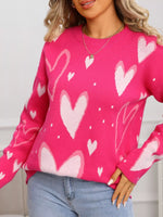 Valentine's Day Heart Crew Neck Sweater