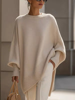 Oversized Batwing Sleeve Knit Sweater