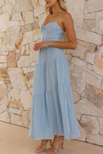 Smocked Back Midi Cami Dress