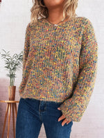 Colorful Long Sleeve Sweater