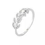 925 Sterling Silver Leaf Ring