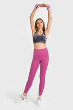 Millennia High Waist Ankle-Length Yoga Leggings - Ladyez