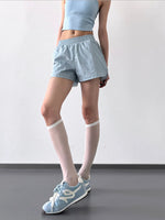 Elastic Waist Active Shorts - Ladyez