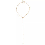 18K Gold-Plated Zircon Chain Necklace