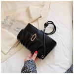Ruched Detail Shoulder Bag