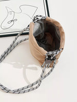 Embroidered Crossbody Bag with Rope Strap