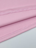Ribbed Knit Long Sleeve T-Shirt
