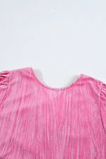 Tiered Flounce Sleeve Mini Dress