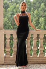 Lace Detail Sleeveless Maxi Dress - Ladyez