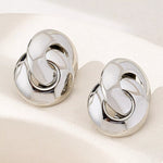 Chunky Knot Stud Earrings