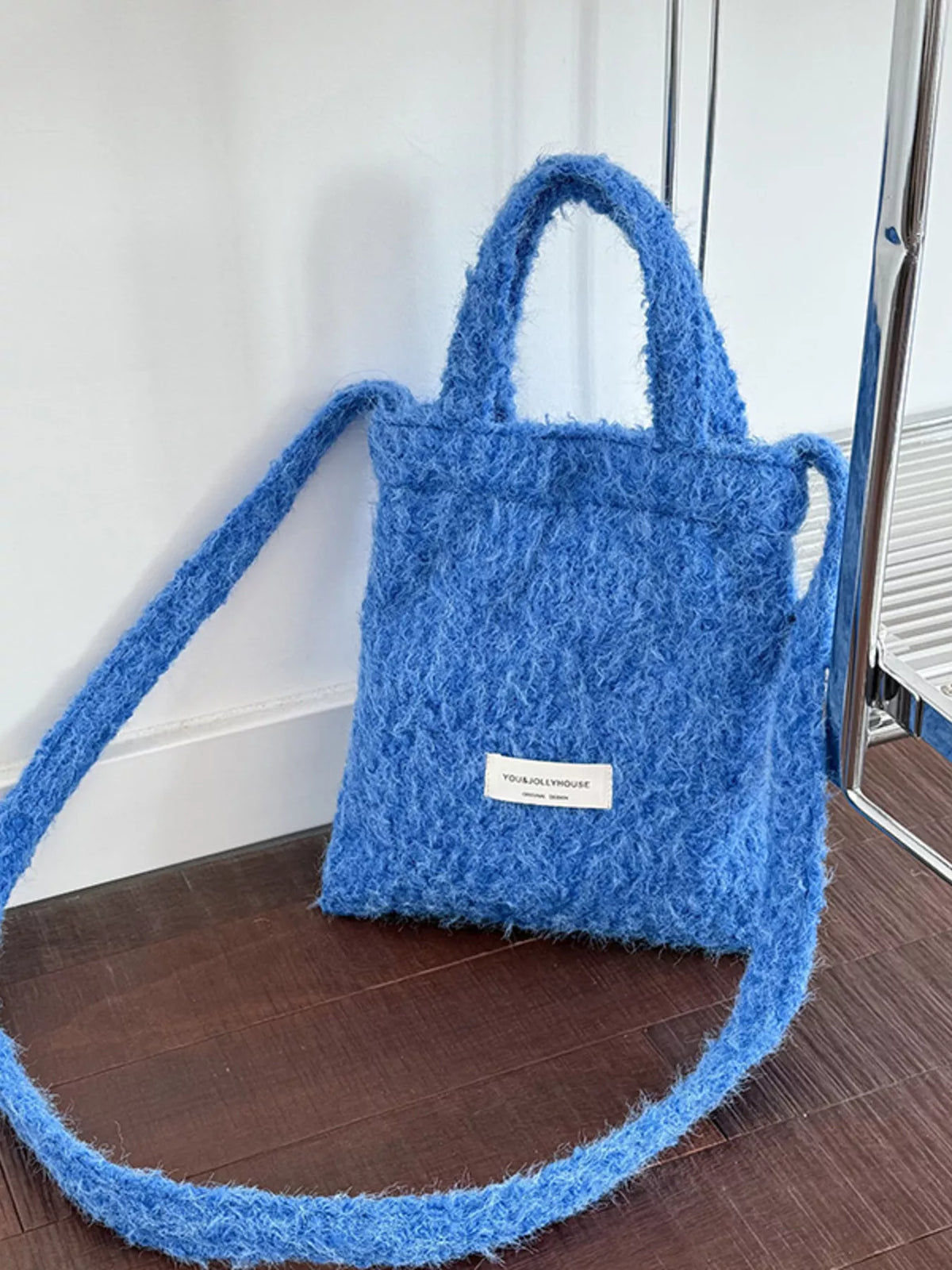Solid Color Crossbody Bag