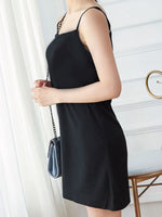Spaghetti Strap Mini Dress - Ladyez