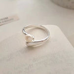 925 Sterling Silver Bypass Ring