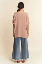 Davi & Dani Patch Pocket Wide Leg Culotte Jeans - Ladyez