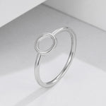925 Sterling Silver Circle Ring