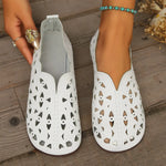 Hollow Out Breathable Casual Flat Slip-Ons