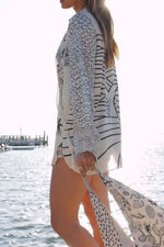 Nautical Print Top and Shorts Set