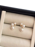 Pearl Cluster Earrings