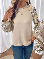 Geometric Pattern Long Sleeve T-Shirt
