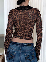 Lace Detail Long Sleeve Top