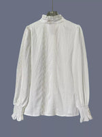 Lace Detail Button Up Shirt