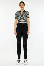 Kancan Distressed High Rise Super Skinny Jeans - Ladyez