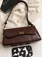 Leather Flap Shoulder Bag