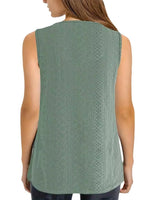 Full Size Scoop Neck Wide Strap Tank Plus Size - Ladyez